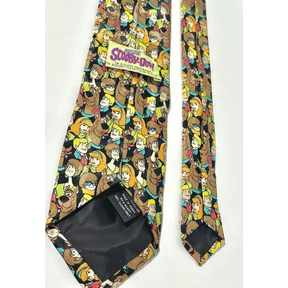 Vintage Cartoon Network Scooby-Doo Mens Tie Scooby Velma Shaggy Daphne Fred 57